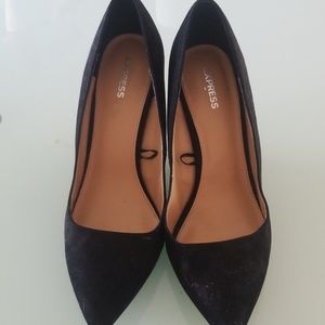 Express wedge dress shoes